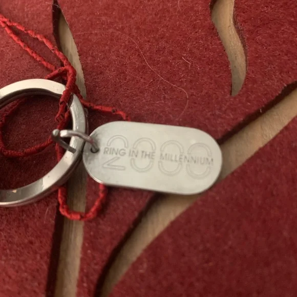 2000 Neiman Marcus Vintage Silver Bell Keychain - Picture 3 of 8